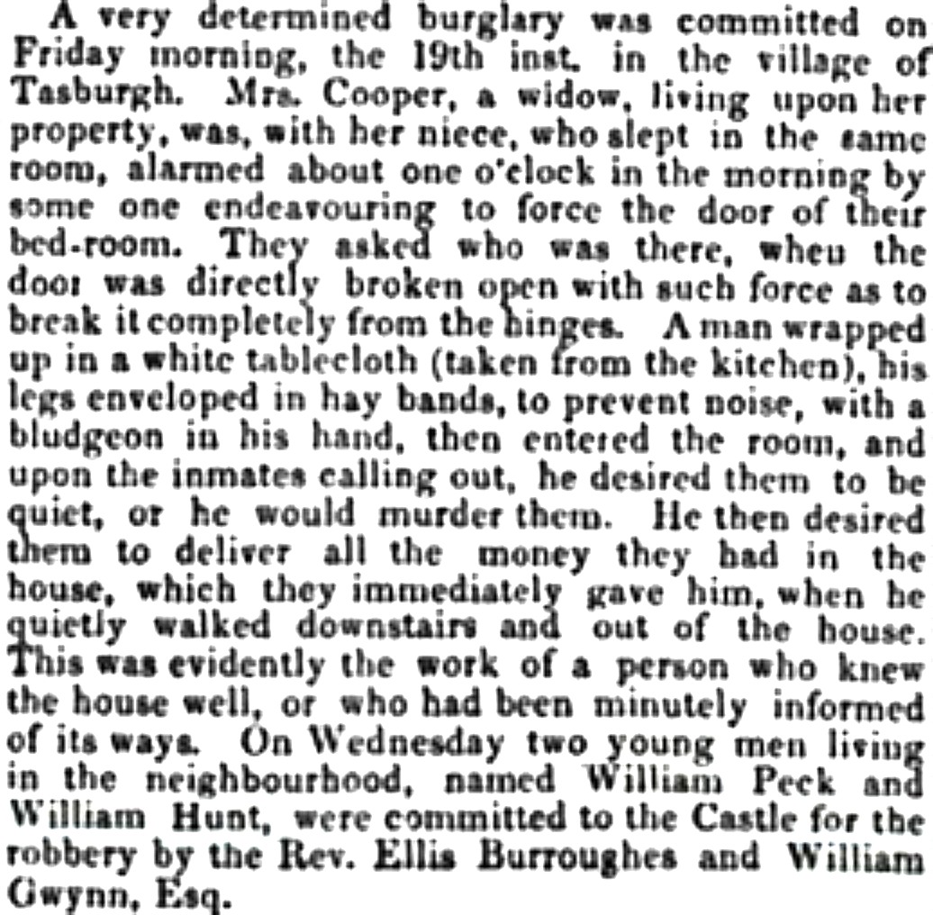 Norwich Mercury – 27th Nov 1847